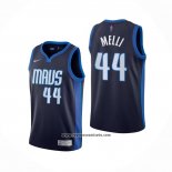 Camiseta Dallas Mavericks Nicolo Melli #44 Earned 2020-21 Azul
