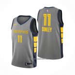 Camiseta Memphis Grizzlies Mike Conley #11 Ciudad Gris