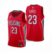 Camiseta New Orleans Pelicans Anthony Davis #23 Statement Rojo
