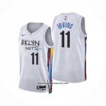 Camiseta Brooklyn Nets Kyrie Irving #11 Ciudad 2022-23 Blanco