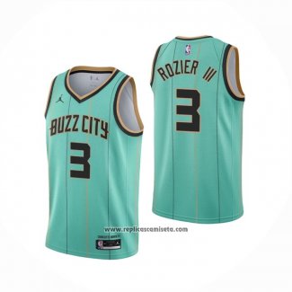 Camiseta Charlotte Hornets Terry Rozier III #3 Ciudad 2020-21 Verde