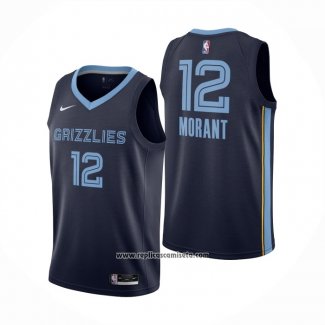 Camiseta Memphis Grizzlies Ja Morant #12 Icon Azul