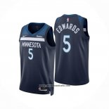 Camiseta Minnesota Timberwolves Anthony Edwards #5 Icon Azul