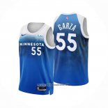 Camiseta Minnesota Timberwolves Luka Garza #55 Ciudad 2023-24 Azul