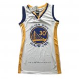 Camiseta Mujer Golden State Warriors Stephen Curry #30 Association 2018-19 Blanco