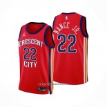 Camiseta New Orleans Pelicans Larry Nance Jr #22 Statement 2023-24 Rojo