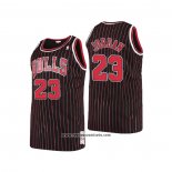 Camiseta Chicago Bulls Michael Jordan #23 Hardwood Classics Throwback 1997-98 Negro