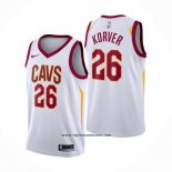 Camiseta Cleveland Cavaliers Kyle Korver #26 Association Blanco