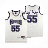 Camiseta Sacramento Kings Jason Williams #55 Retro Blanco