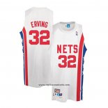 Camiseta Brooklyn Nets Julius Erving #32 Retro Blanco