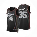 Camiseta Detroit Pistons Marvin Bagley III #35 Ciudad 2023-24 Negro