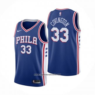 Camiseta Philadelphia 76ers Robert Covington #33 Icon Azul