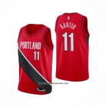 Camiseta Portland Trail Blazers Enes Kanter #11 Statement Rojo