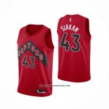 Camiseta Toronto Raptors Pascal Siakam #43 Icon 2020-21 Rojo