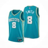 Camiseta Charlotte Hornets Nick Smith JR. #8 Ciudad 2023-24 Verde