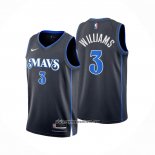 Camiseta Dallas Mavericks Grant Williams #3 Ciudad 2023-24 Azul