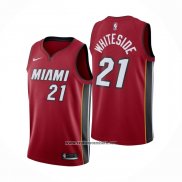 Camiseta Miami Heat Hassan Whiteside #21 Statement Rojo