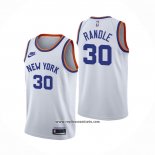 Camiseta New York Knicks Julius Randle #30 75th Anniversary Blanco