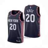 Camiseta New York Knicks Kevin Knox #20 Ciudad Edition 2019-20 Azul
