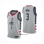 Camiseta Washington Wizards Bradley Beal #3 Ciudad 2020-21 Gris