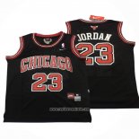 Camiseta Chicago Bulls Michael Jordan #23 Retro Negro3
