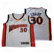 Camiseta Golden State Warriors Stephen Curry #30 Hardwood Classics Blanco