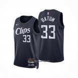 Camiseta Los Angeles Clippers Nicolas Batum #33 Ciudad 2023-24 Azul