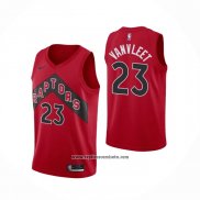 Camiseta Toronto Raptors Fred VanVleet #23 Icon 2020-21 Rojo