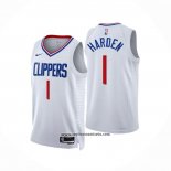 Camiseta Los Angeles Clippers James Harden #1 Association Blanco