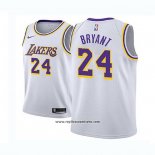 Camiseta Nino Los Angeles Lakers Kobe Bryant #24 Association 2018-19 Blanco