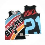 Camiseta San Antonio Spurs Tim Duncan #21 Mitchell & Ness Big Face Negro