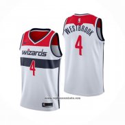 Camiseta Washington Wizards Russell Westbrook #4 Association 2020-21 Blanco