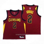Camiseta Cleveland Cavaliers Kyrie Irving #2 Icon 2018 Rojo
