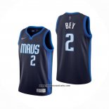 Camiseta Dallas Mavericks Tyler Bey #2 Earned 2020-21 Azul