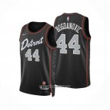 Camiseta Detroit Pistons Bojan Bogdanovic #44 Ciudad 2023-24 Negro