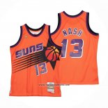 Camiseta Phoenix Suns Steve Nash #13 Mitchell & Ness 1996-97 Naranja