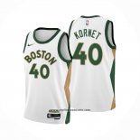 Camiseta Boston Celtics Luke Kornet #40 Ciudad 2023-24 Blanco