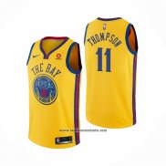 Camiseta Golden State Warriors Klay Thompson #11 Ciudad Amarillo