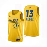 Camiseta All Star 2021 Los Angeles Clippers Paul George #13 Oro