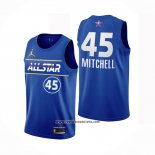 Camiseta All Star 2021 Utah Jazz Donovan Mitchell #45 Azul