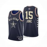 Camiseta All Star 2024 Denver Nuggets Nikola Jokic #15 Azul
