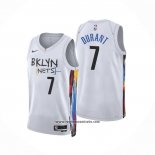 Camiseta Brooklyn Nets Kevin Durant #7 Ciudad 2022-23 Blanco