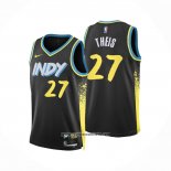 Camiseta Indiana Pacers Daniel Theis #27 Ciudad 2023-24 Negro