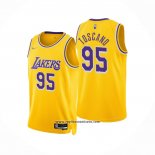 Camiseta Los Angeles Lakers Juan Toscano-Anderson #95 75th Anniversary Icon 2021-22 Amarillo