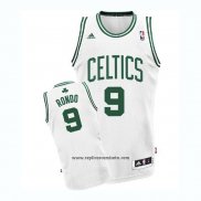 Camiseta Boston Celtics Rajon Rondo #9 Blanco