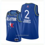 Camiseta All Star 2020 Los Angeles Lakers Lebron James #2 Azul