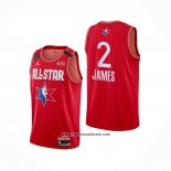 Camiseta All Star 2020 Los Angeles Lakers Lebron James #2 Rojo