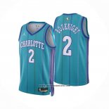 Camiseta Charlotte Hornets James Bouknight #2 Classic 2023-24 Verde