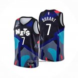 Camiseta Brooklyn Nets Kevin Durant #7 Ciudad 2023-24 Negro