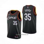 Camiseta Cleveland Cavaliers Isaac Okoro #35 Ciudad 2020-21 Negro